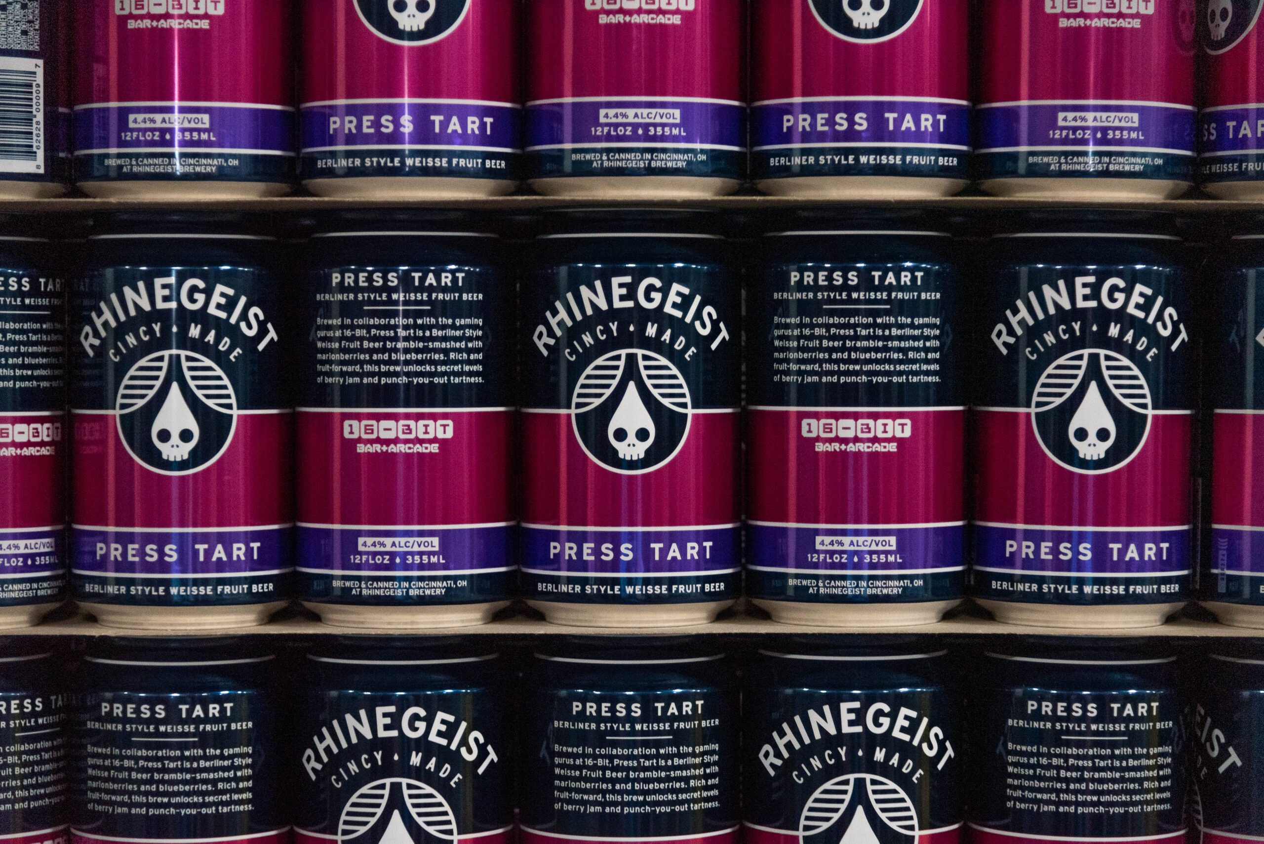 Press tart canning 4 of 66 scaled press tart (berliner style weisse fruit beer) review - rhinegeist