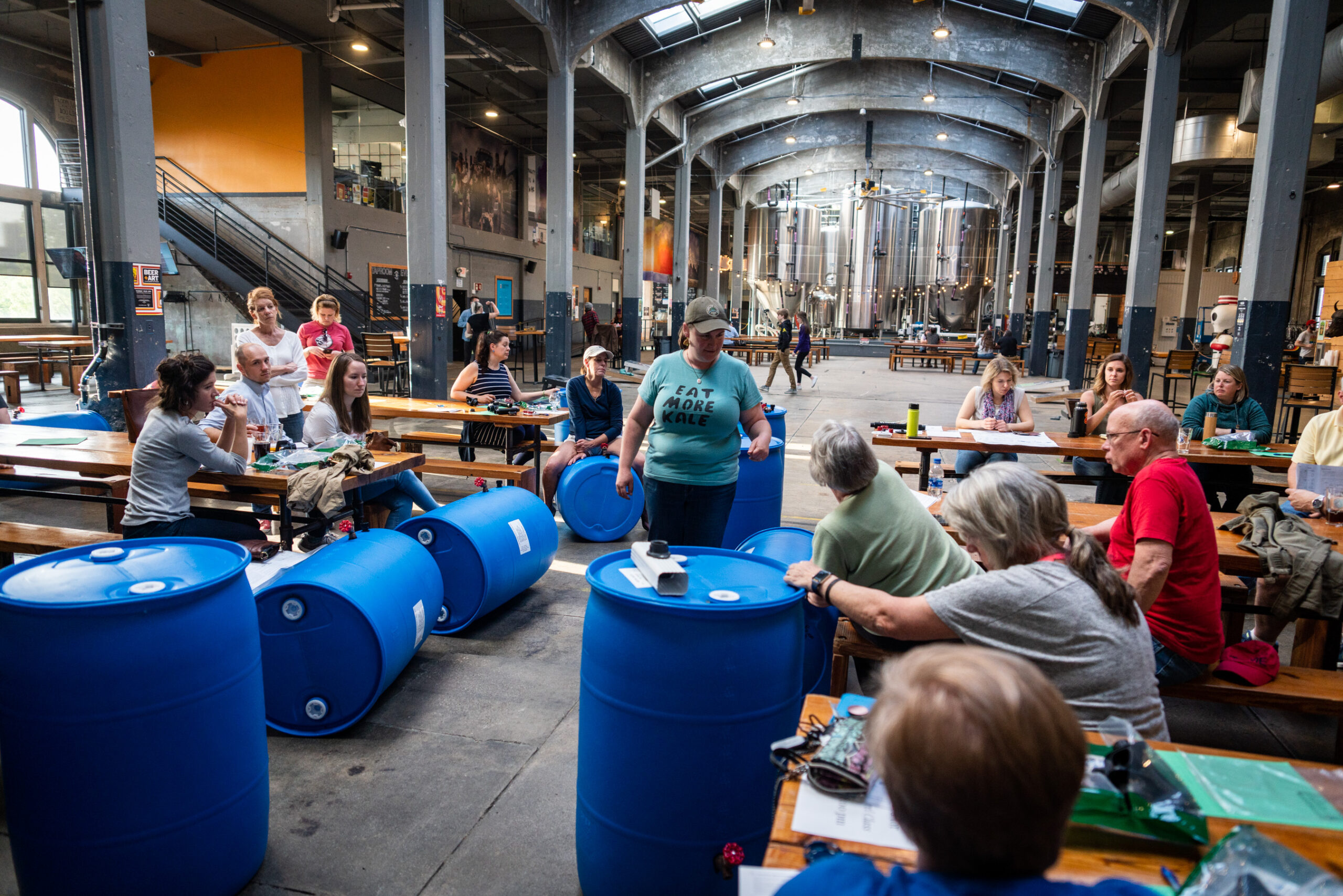 Rainbarrelworkshop 2 scaled sustainability - rhinegeist