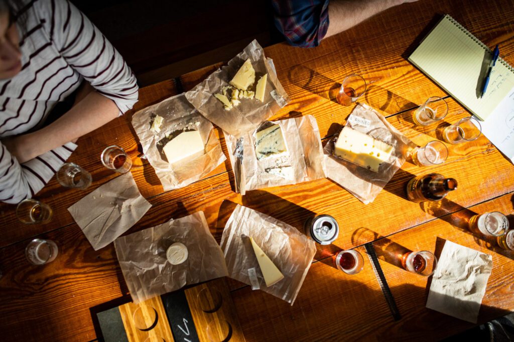 Beer and cheese