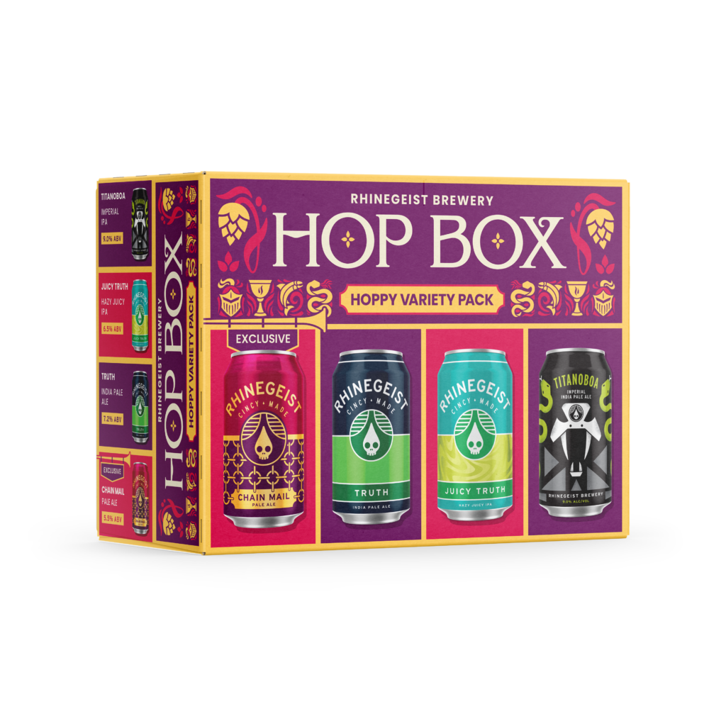 Hopbox 12pk chainmail hop box - chainmail - rhinegeist