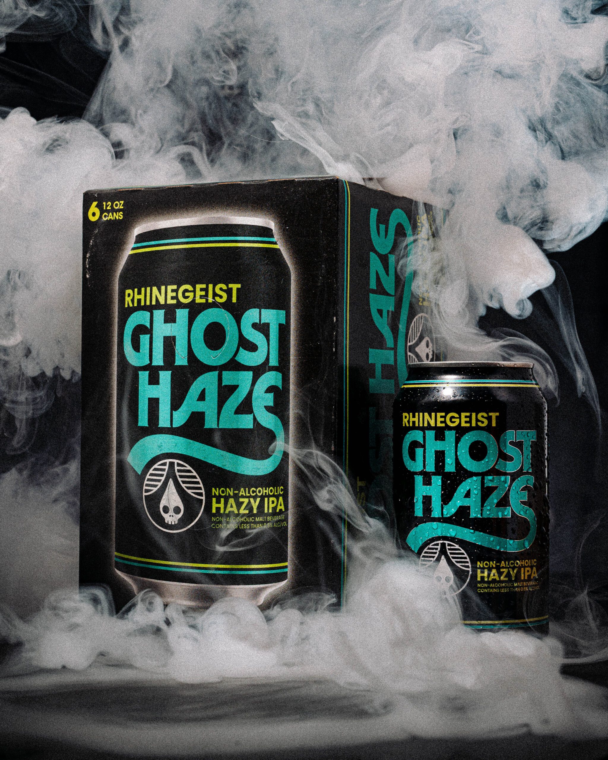 Ghosthaze 2 scaled ghost haze (non-alcoholic hazy ipa) review - rhinegeist