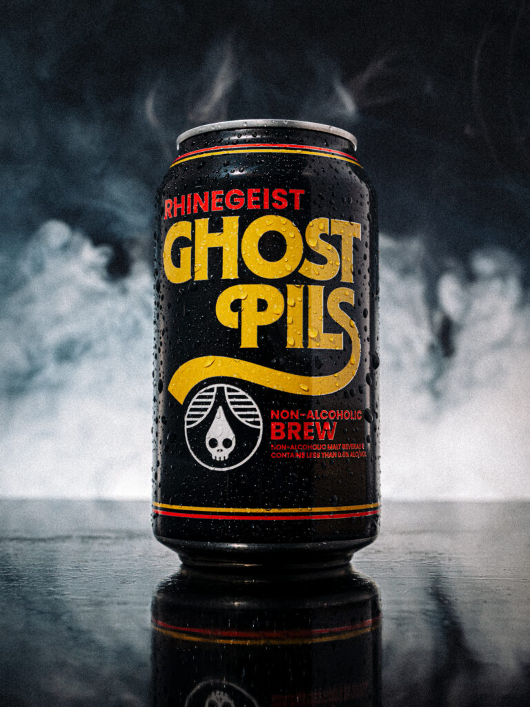 Ghostpils september ghost pils (non-alcoholic pilsner) review - rhinegeist