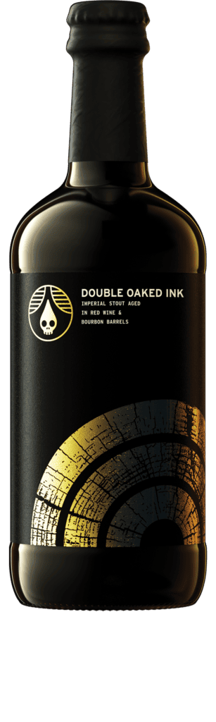 Barrel aged double oaked ink bottle