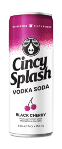 Cincy splash can - black cherry