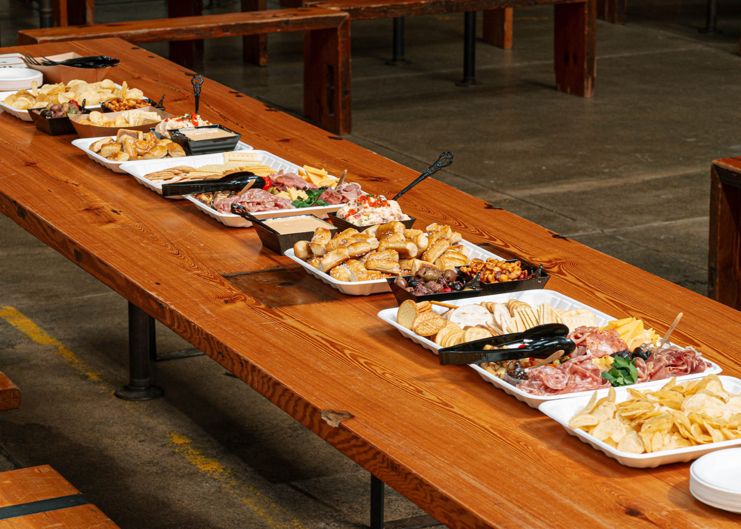 Featured image for section food options aplenty in the taproom.