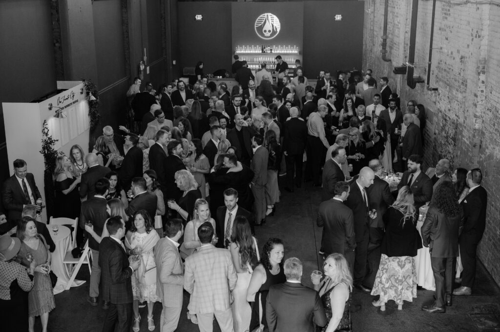 Wedding celebration at rhinegeist brewery