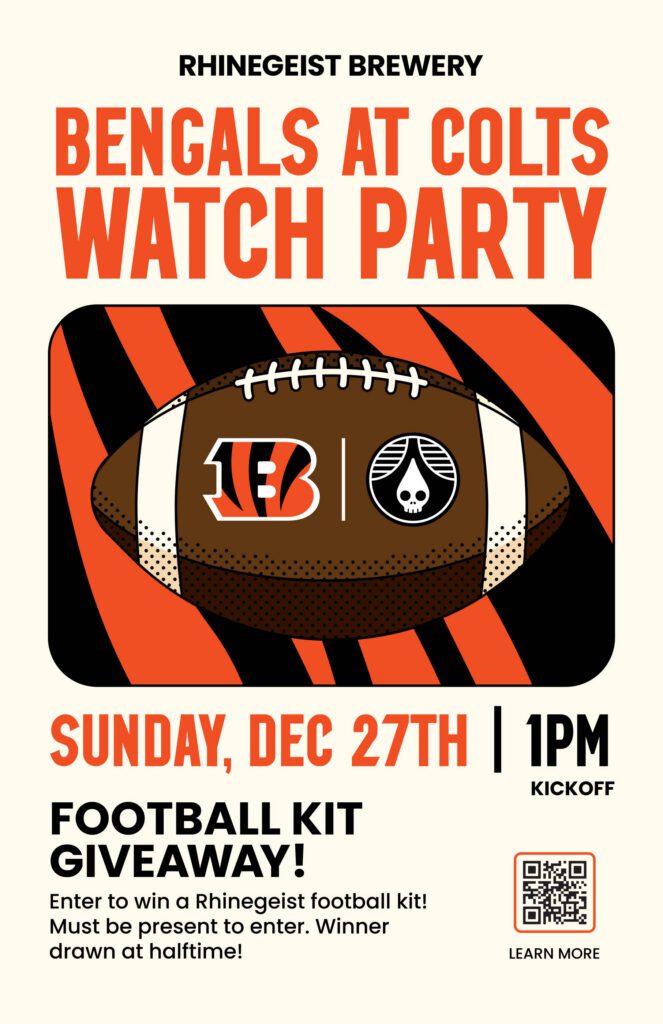 Bengals watch party flyer