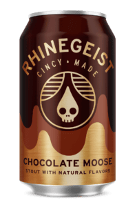 Chocolate moose beer can