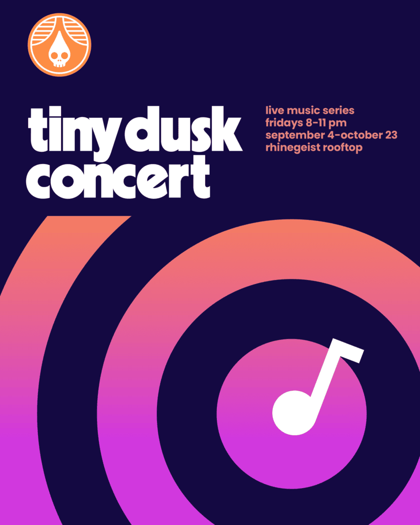 Instagram tinyduskconcert fall26 tiny dusk concerts! - rhinegeist