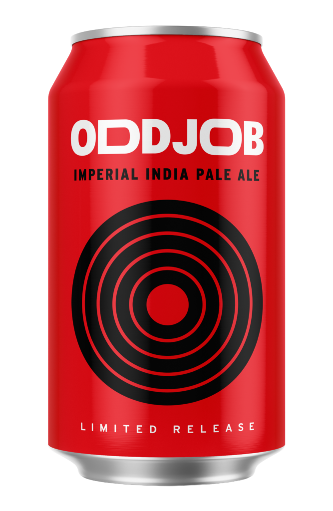 Odd job beer can